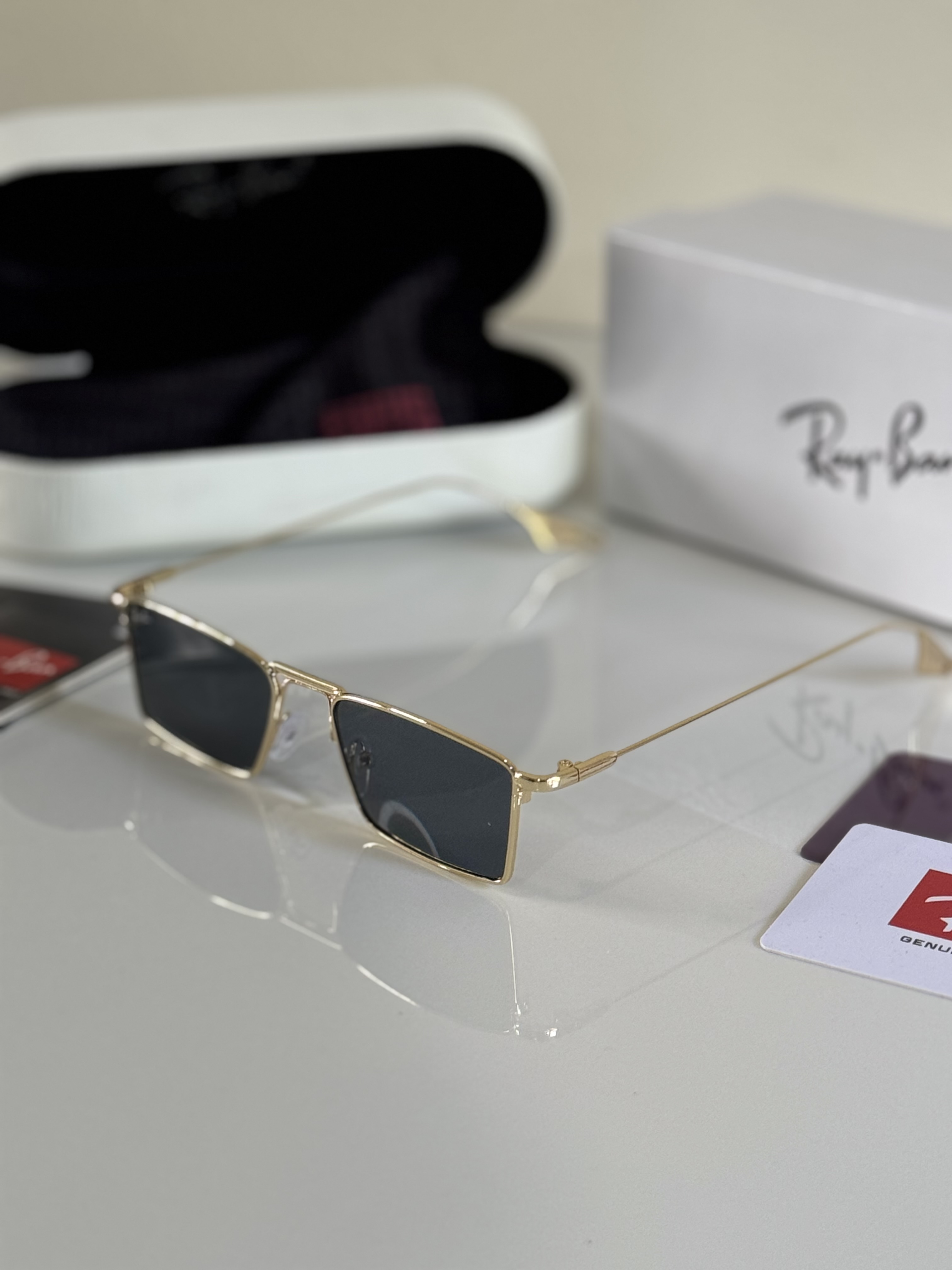 Ray ban vintage gold sunglasses
